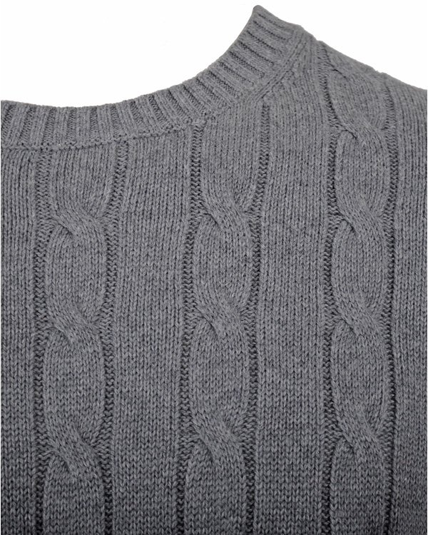 Heren | Truien | Tommy Hilfiger | Classic Cable C-Nk Cf Silver Fog