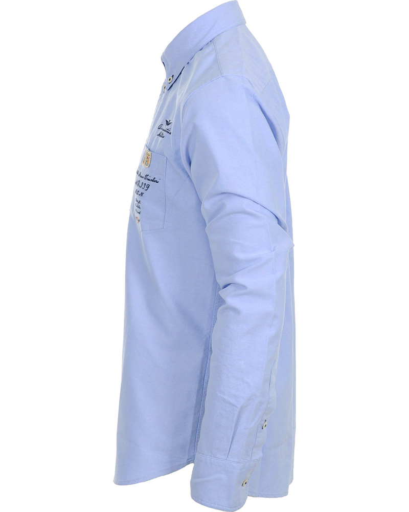 Homme | Chemises | Aeronautica Militare | Camicia M.L CA574 Shirt Blue