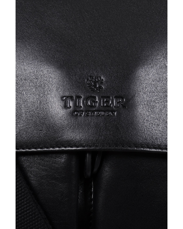 Homme | Tiger of Sweden Leather Computer Bag Black | Tiger of Sweden | Leather Computer Bag Black