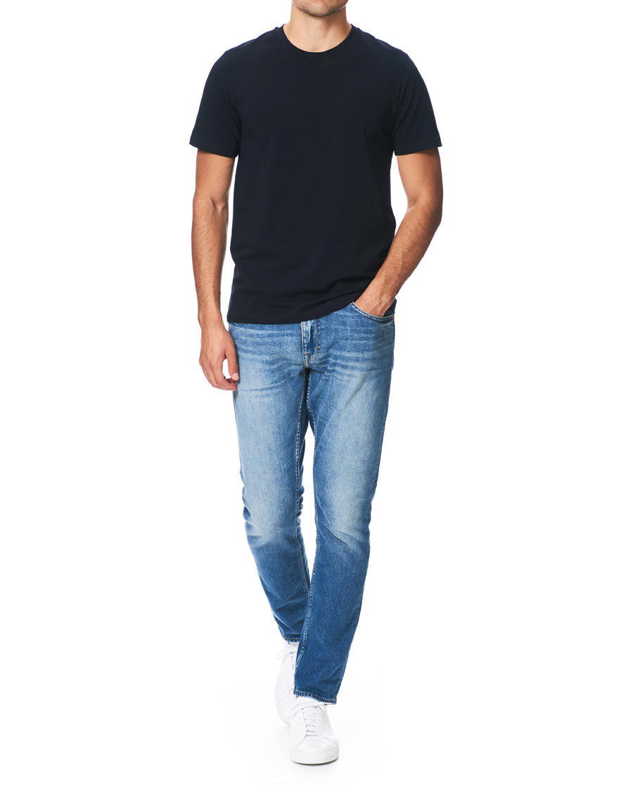 Homme | T-shirts | Filippa K | Soft Lycra Tee Navy