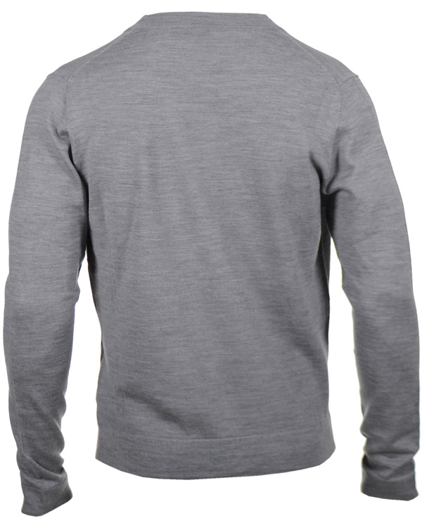 Homme | Pulls Et Tricots | Filippa K | Fine Merino V-Neck Cardigan Grey Melange
