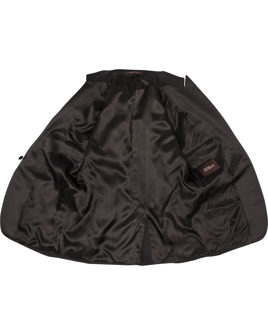 Homme | Blazers | Oscar Jacobson | Frampton Tuxedo Jacket Black