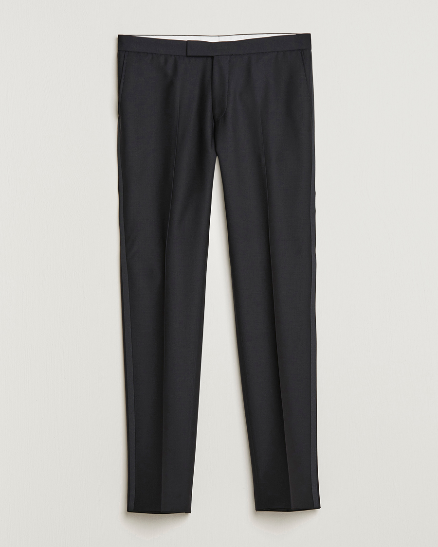 Homme | Pantalons | Oscar Jacobson | Devon Tuxedo Trousers Black