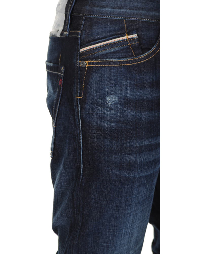 Heren | Broeken | Replay | Waitom M983 Jeans Cross Hatch Denim