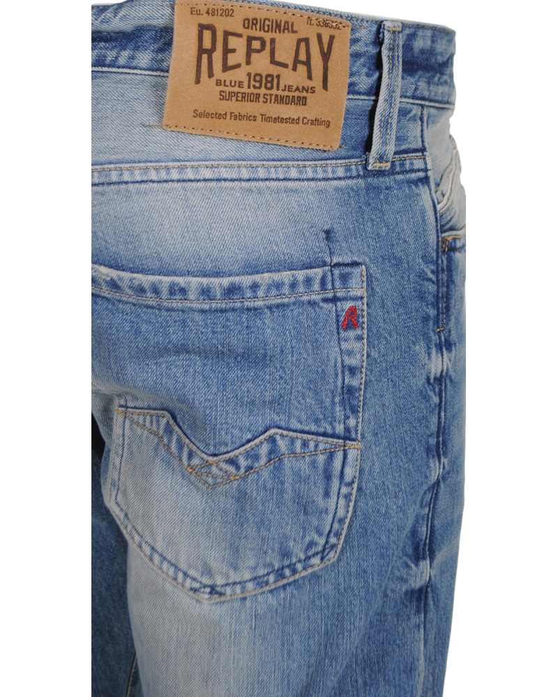 Heren | Broeken | Replay | Waitom M983 Jeans Vintage Denim