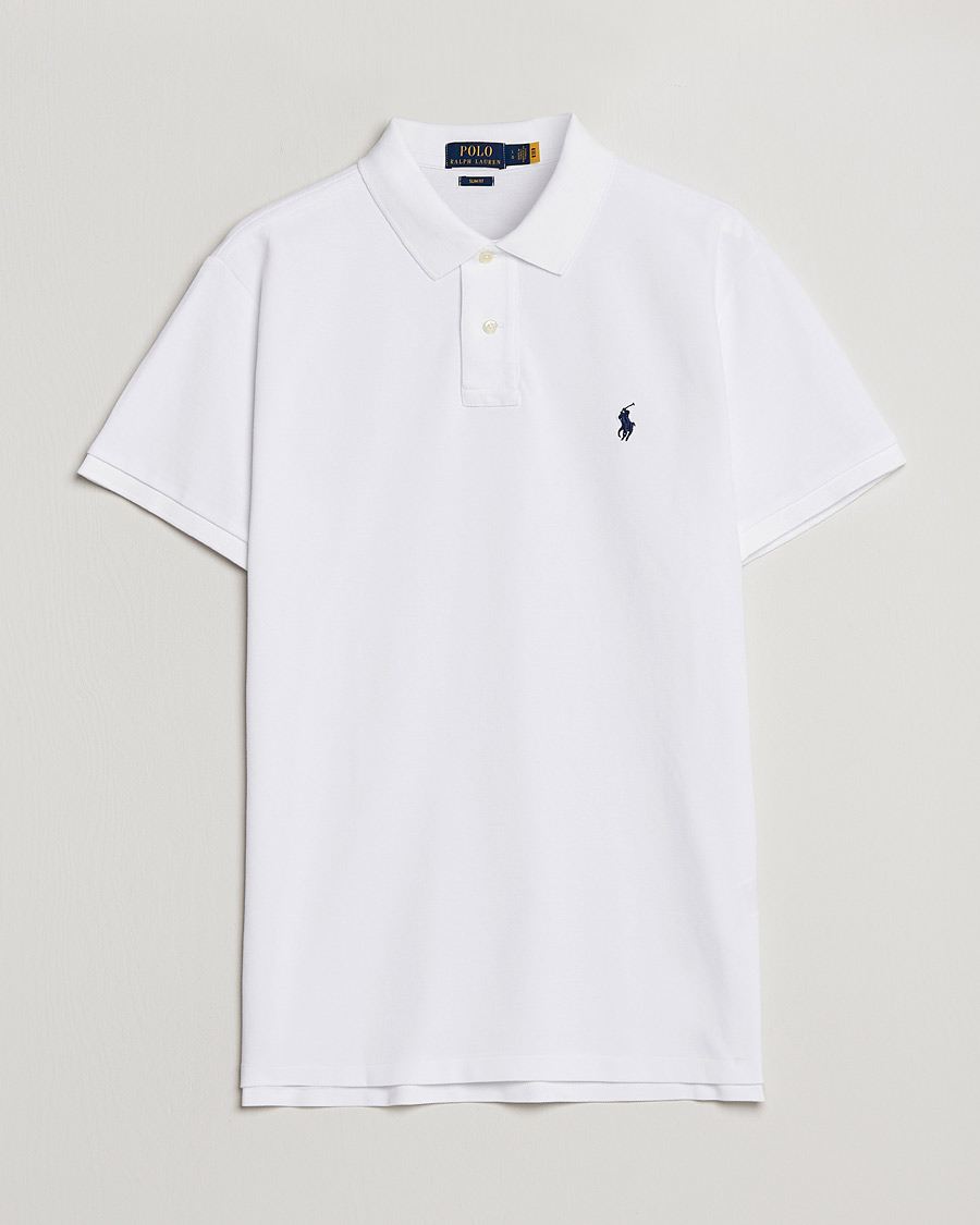 Homme | Polos | Polo Ralph Lauren | Slim Fit Polo White
