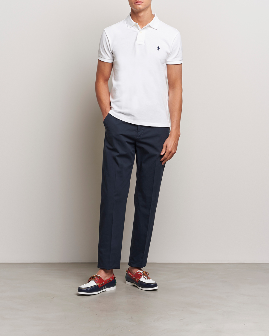 Homme | Polos | Polo Ralph Lauren | Slim Fit Polo White