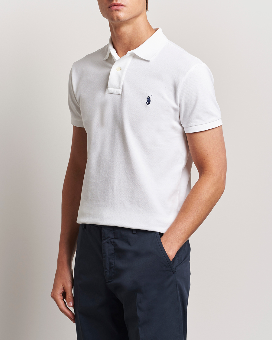 Homme | Polos | Polo Ralph Lauren | Slim Fit Polo White