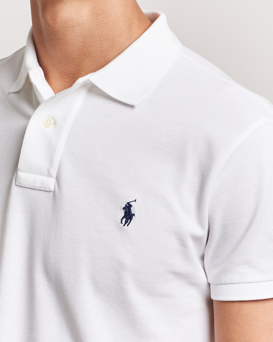 Homme | Polos | Polo Ralph Lauren | Slim Fit Polo White