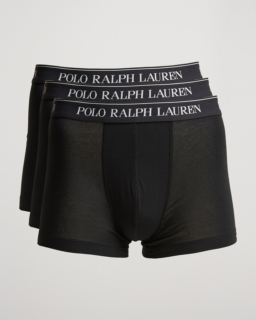 Homme | Sous-Vêtements Et Chaussettes | Polo Ralph Lauren | 3-Pack Trunk Black