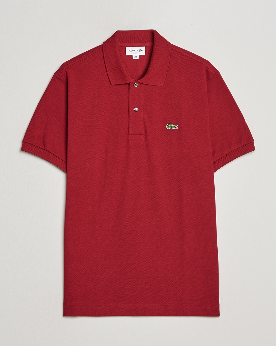 Homme | Polos | Lacoste | Original Polo Piké Bordeaux