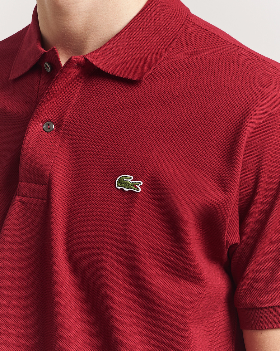 Homme | Polos | Lacoste | Original Polo Piké Bordeaux