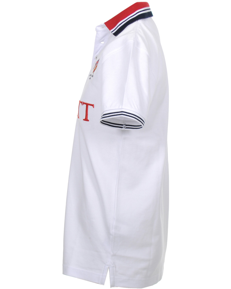 Homme | Polos | Hackett | London Rowing Club Polo Piké White