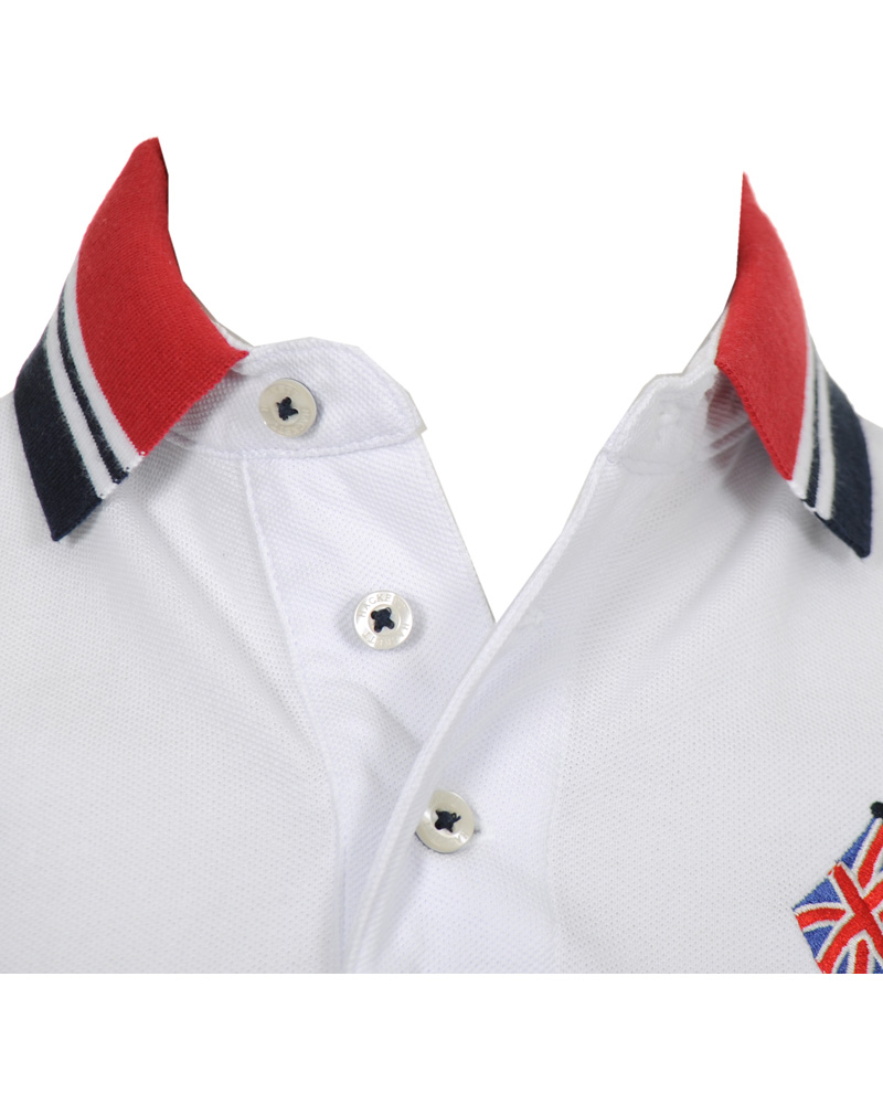 Homme | Polos | Hackett | London Rowing Club Polo Piké White