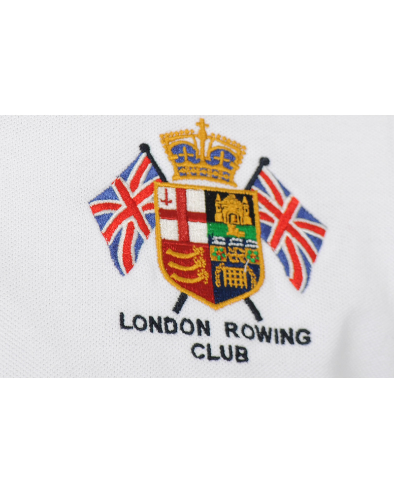 Homme | Polos | Hackett | London Rowing Club Polo Piké White