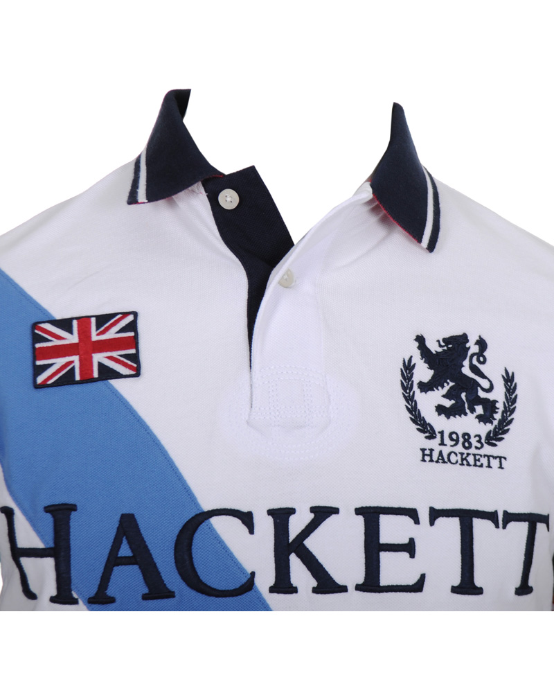 Homme | Polos | Hackett | Sash Polo Piké White