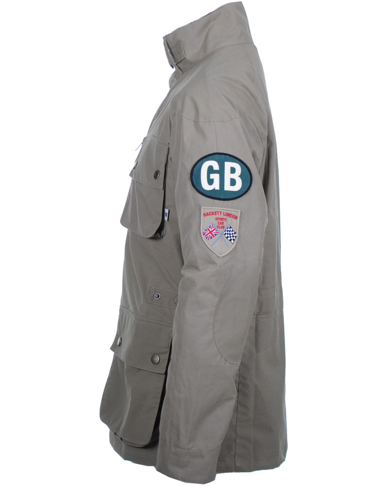 Homme | Manteaux Et Vestes | Hackett | Summer Rally Jacket British Khaki