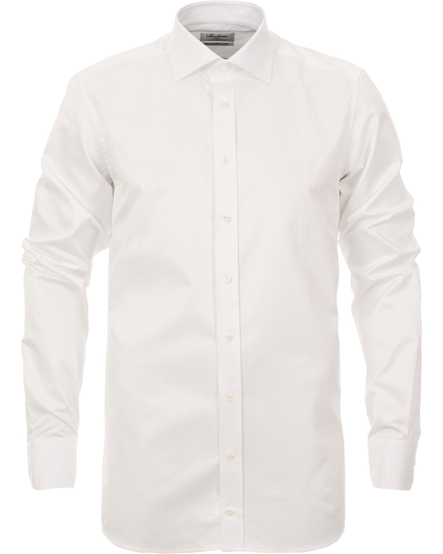 Heren | Overhemden | Stenströms | Slimline Shirt White