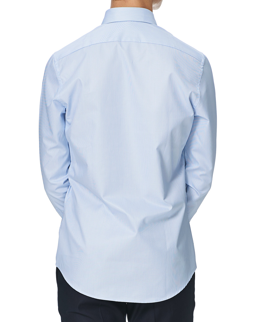 Heren | Overhemden | Stenströms | Slimline Shirt Thin Stripe Blue