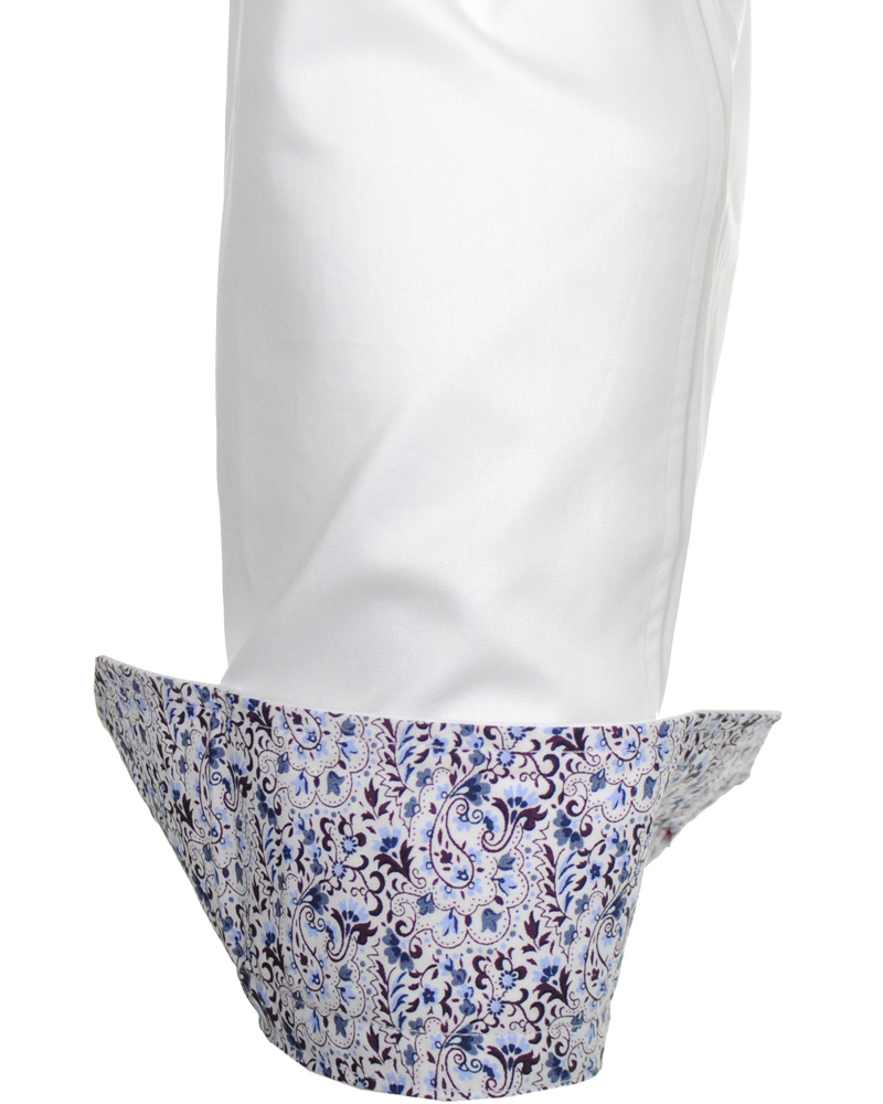 Homme | Chemises | Stenströms | Skjorta Slimline Paisley White