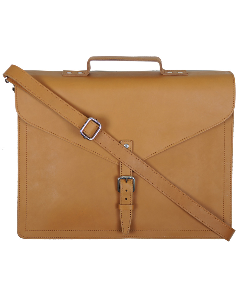 Homme | Sandqvist Lennart Breifcase Leather Tan Brown | Sandqvist | Lennart Breifcase Leather Tan Brown