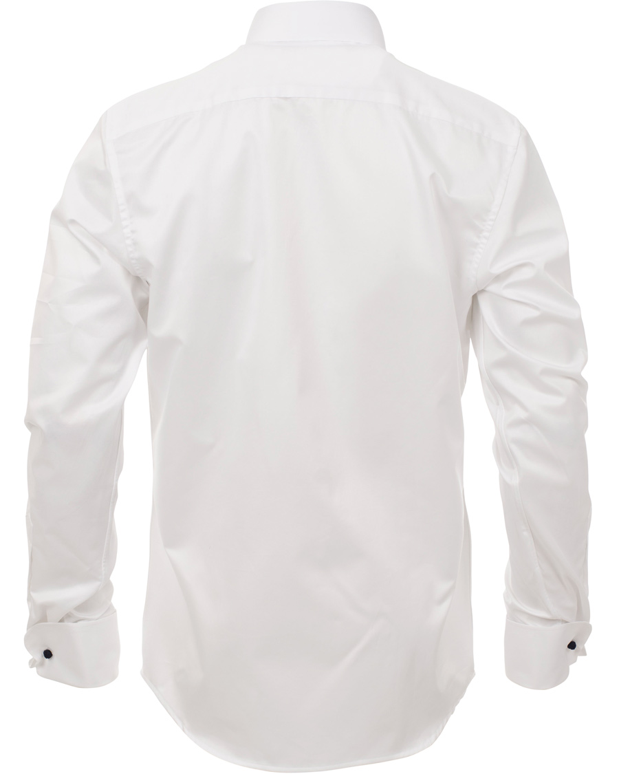 Heren | Overhemden | Stenströms | Slimline Tuxedo Shirt White 43 - XL