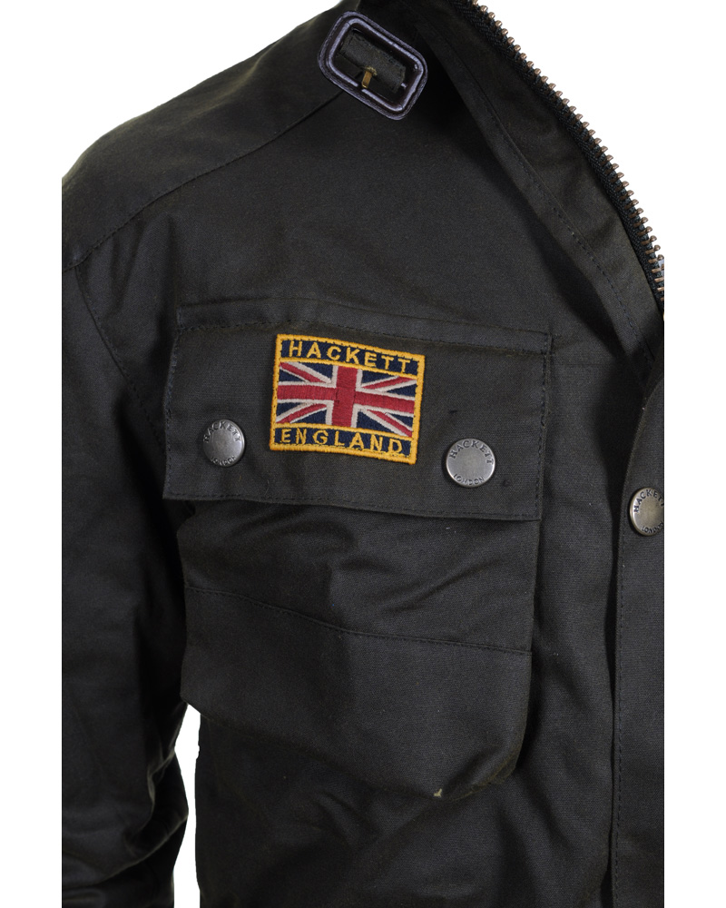 Heren | Jassen | Hackett | Wax Rally Olive