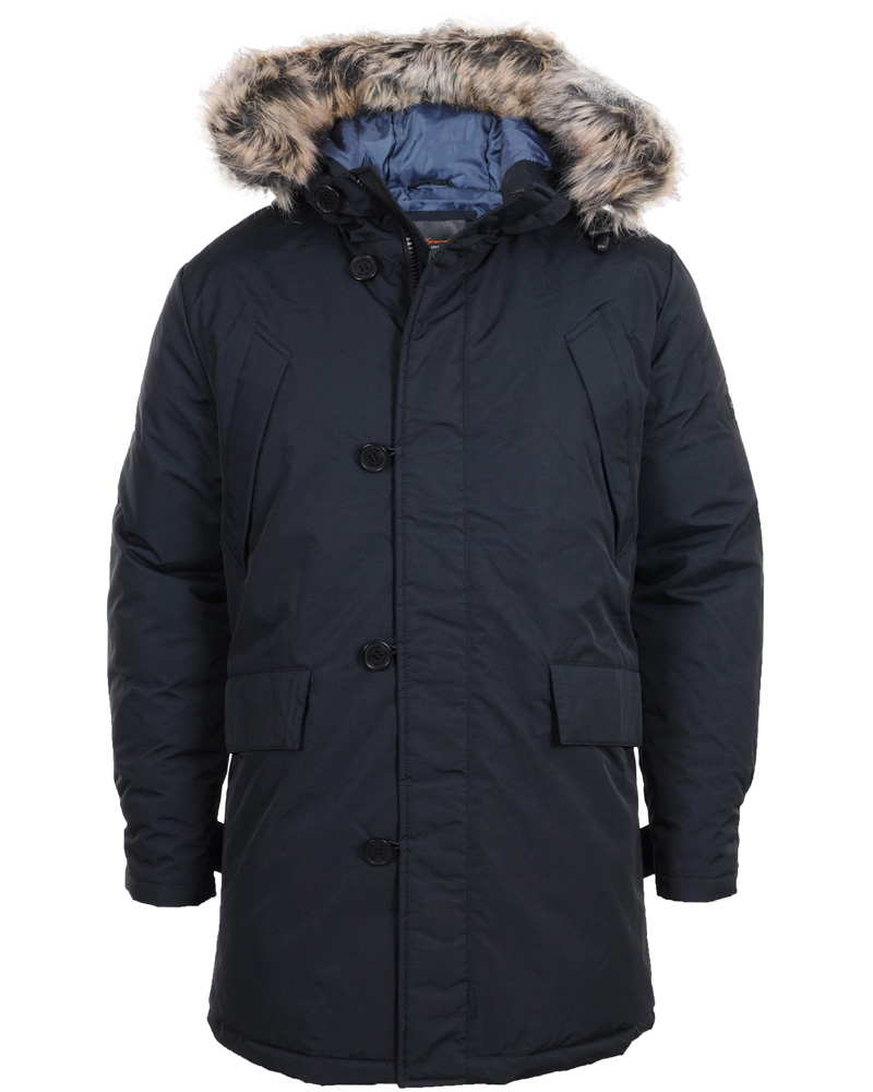 Homme | Manteaux Et Vestes | Ben Sherman | Nylon City Parka Black