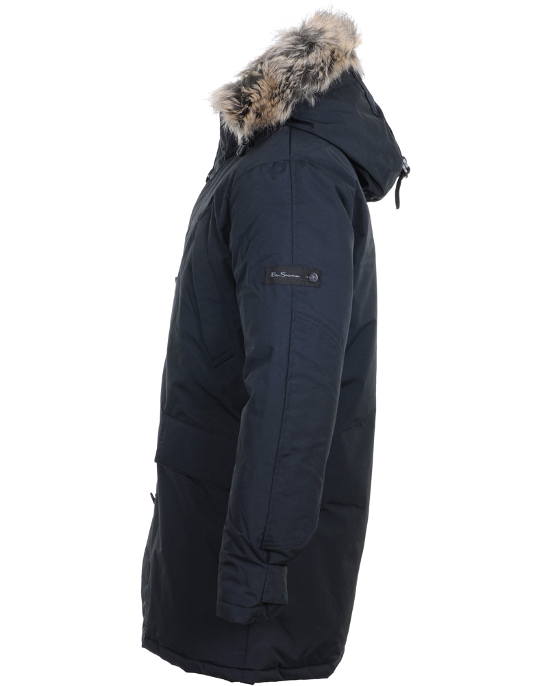 Homme | Manteaux Et Vestes | Ben Sherman | Nylon City Parka Black