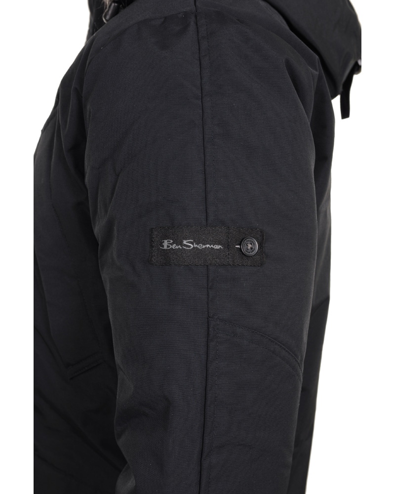 Homme | Manteaux Et Vestes | Ben Sherman | Nylon City Parka Black
