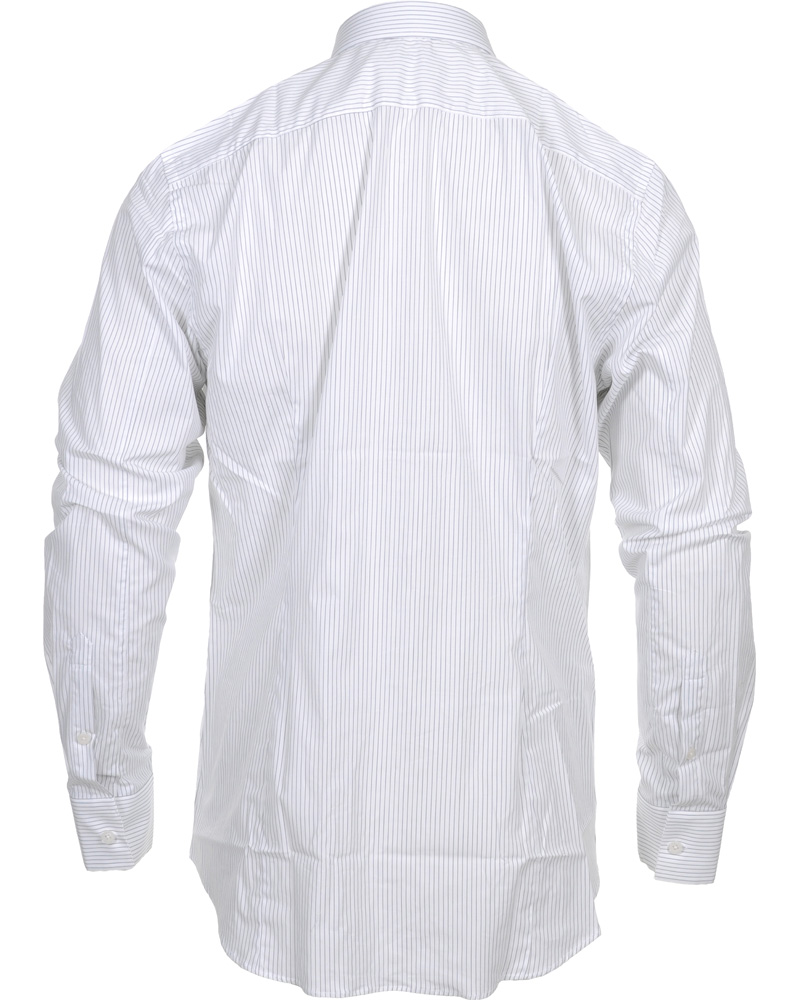 Heren | Overhemden | Filippa K | Paul Stretch Shirt White/Navy