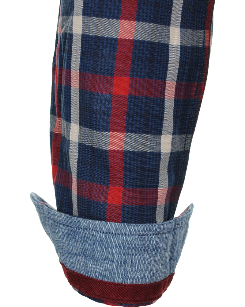 Homme | Chemises | Tommy Hilfiger | Saint Check Shirt Vintage Fit Blue
