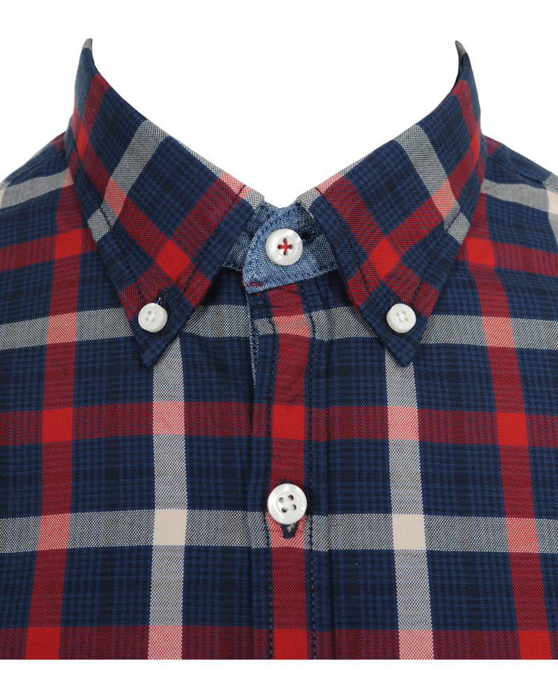 Homme | Chemises | Tommy Hilfiger | Saint Check Shirt Vintage Fit Blue