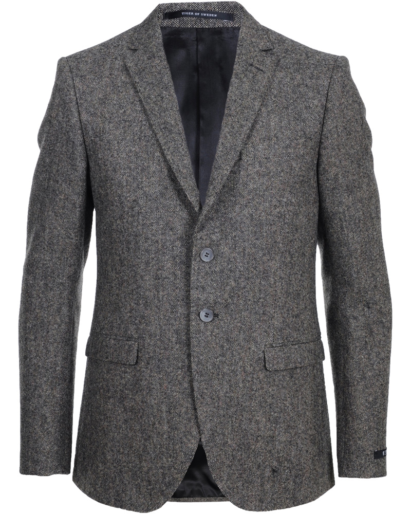 Homme | Blazers | Tiger of Sweden | Ruben 7 Wool Blazer Bark