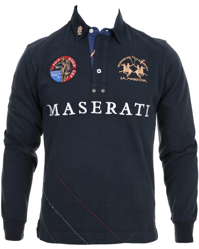 Heren | Truien | La Martina | Maserati Polo Rugby Navy