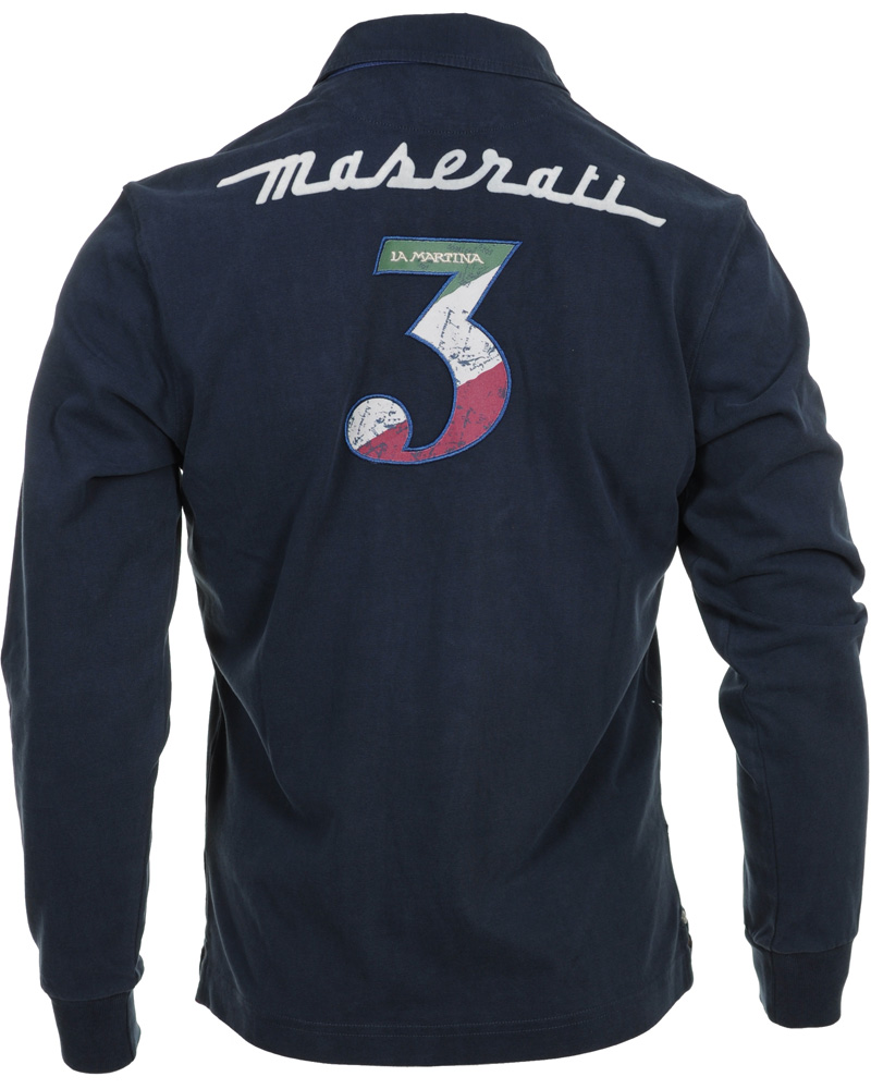 Heren | Truien | La Martina | Maserati Polo Rugby Navy