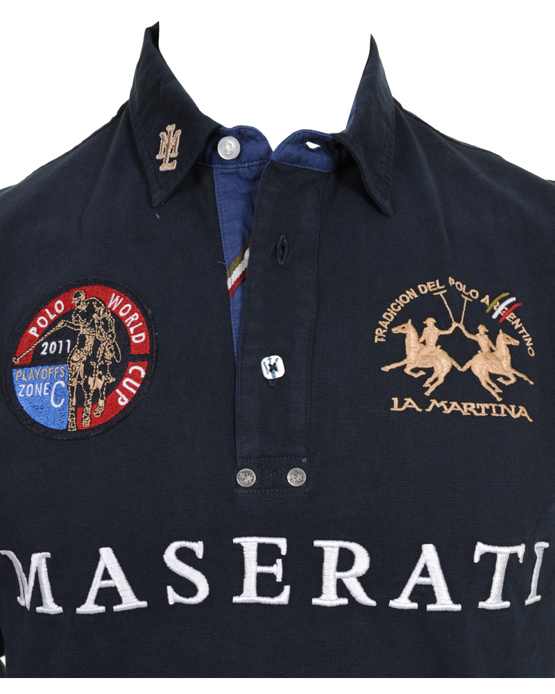 Heren | Truien | La Martina | Maserati Polo Rugby Navy