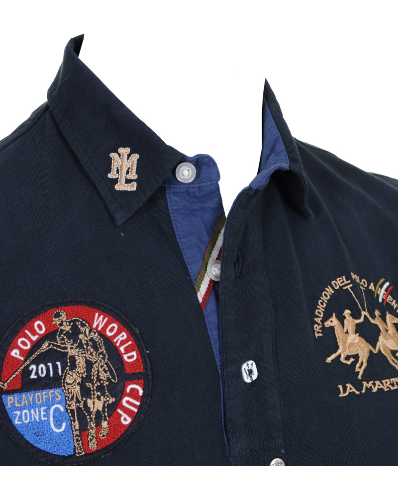 Heren | Truien | La Martina | Maserati Polo Rugby Navy