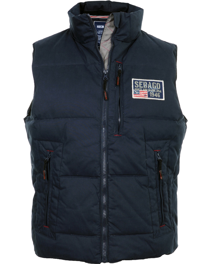 Homme | Manteaux Et Vestes | Sebago | Mendon Down Gilet Navy