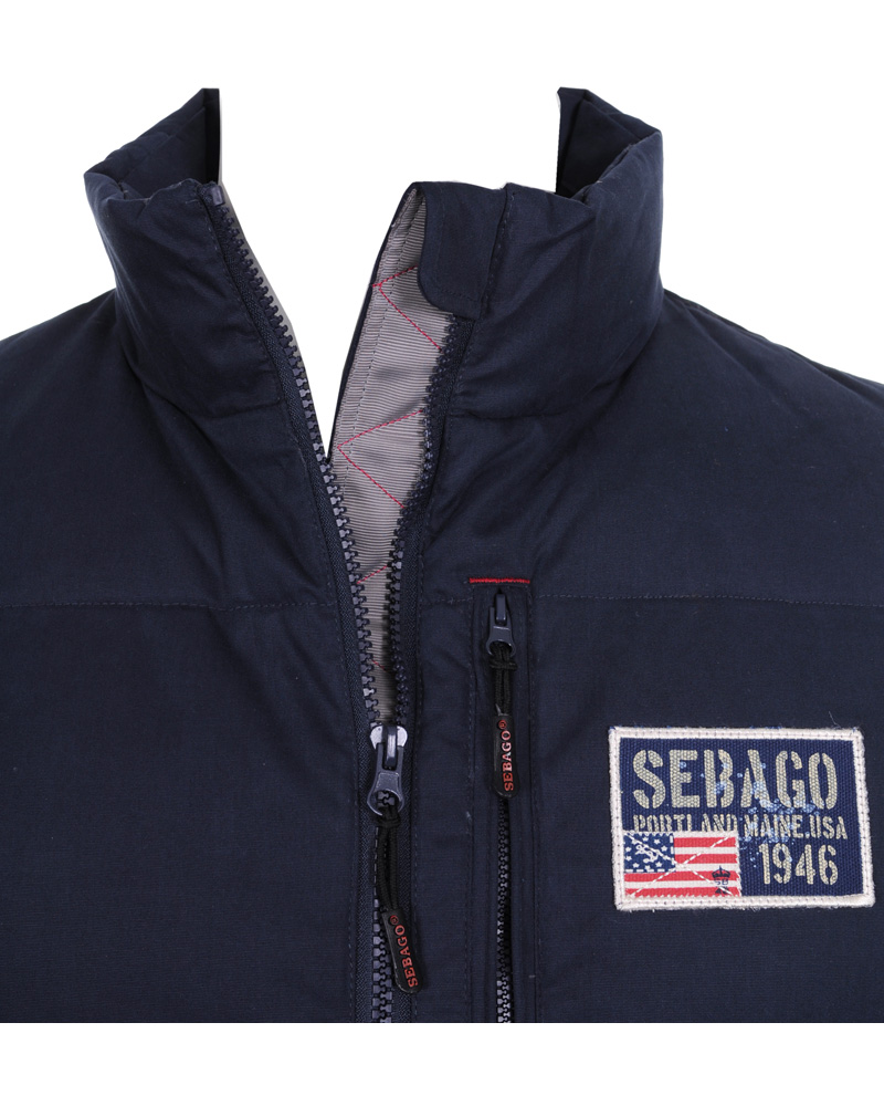 Homme | Manteaux Et Vestes | Sebago | Mendon Down Gilet Navy