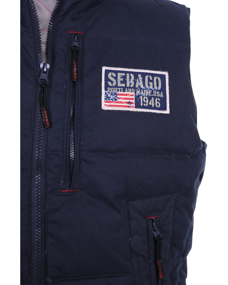 Homme | Manteaux Et Vestes | Sebago | Mendon Down Gilet Navy