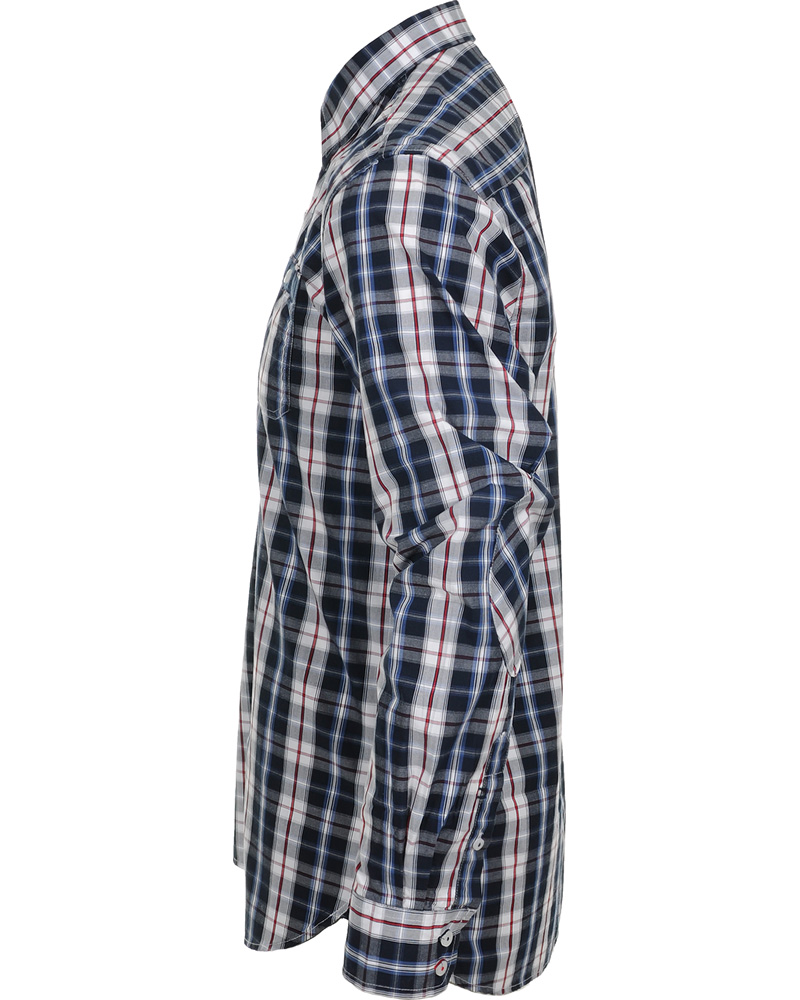 Homme | Chemises | Sebago | Randolph Check Shirt Navy/Red/White