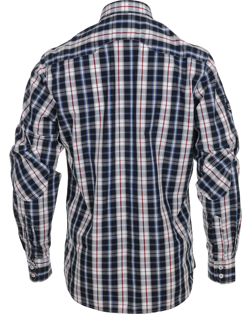 Homme | Chemises | Sebago | Randolph Check Shirt Navy/Red/White