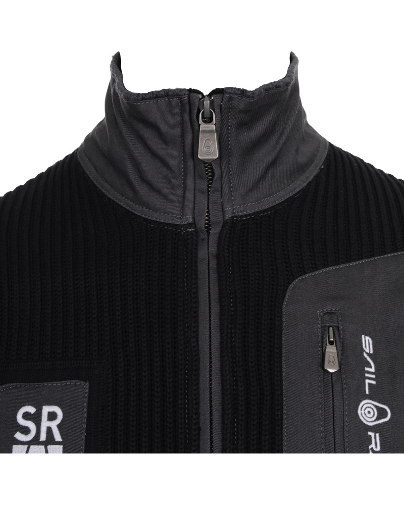 Homme | Pulls Et Tricots | Sail Racing | Knitted Zip Cardigan Carbon