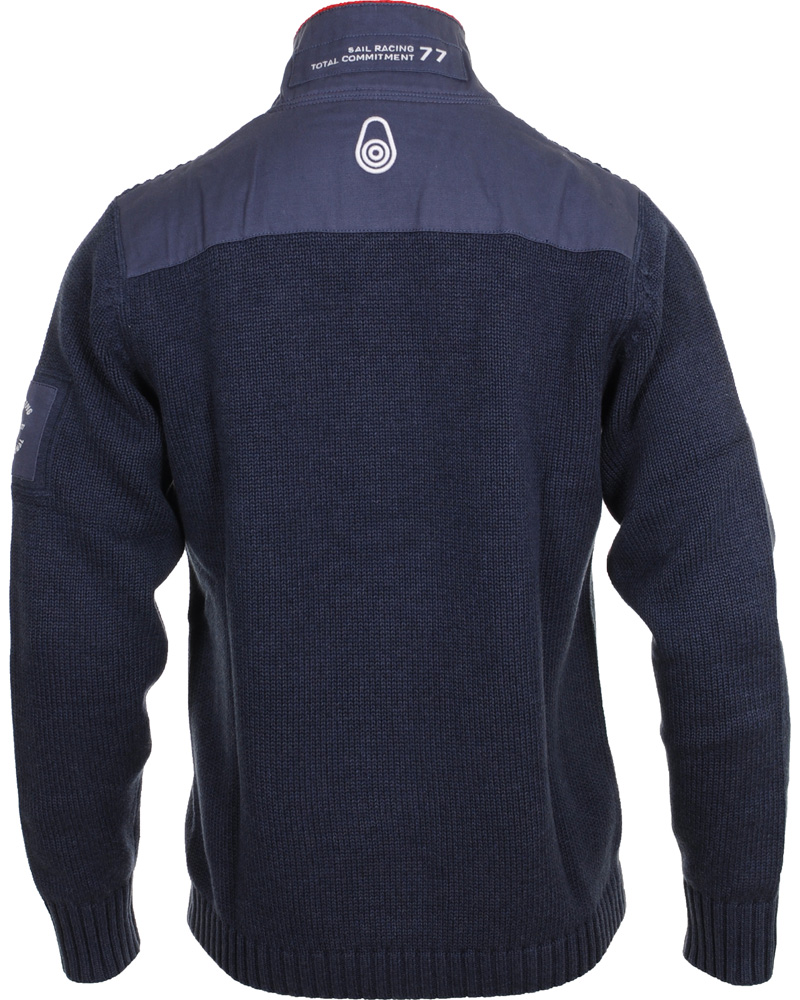 Heren | Truien | Sail Racing | Knitted Zip Cardigan Navy