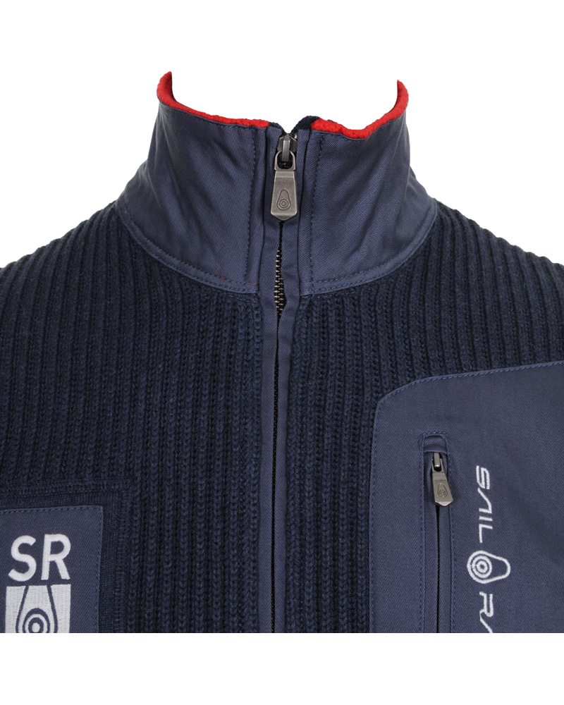 Heren | Truien | Sail Racing | Knitted Zip Cardigan Navy
