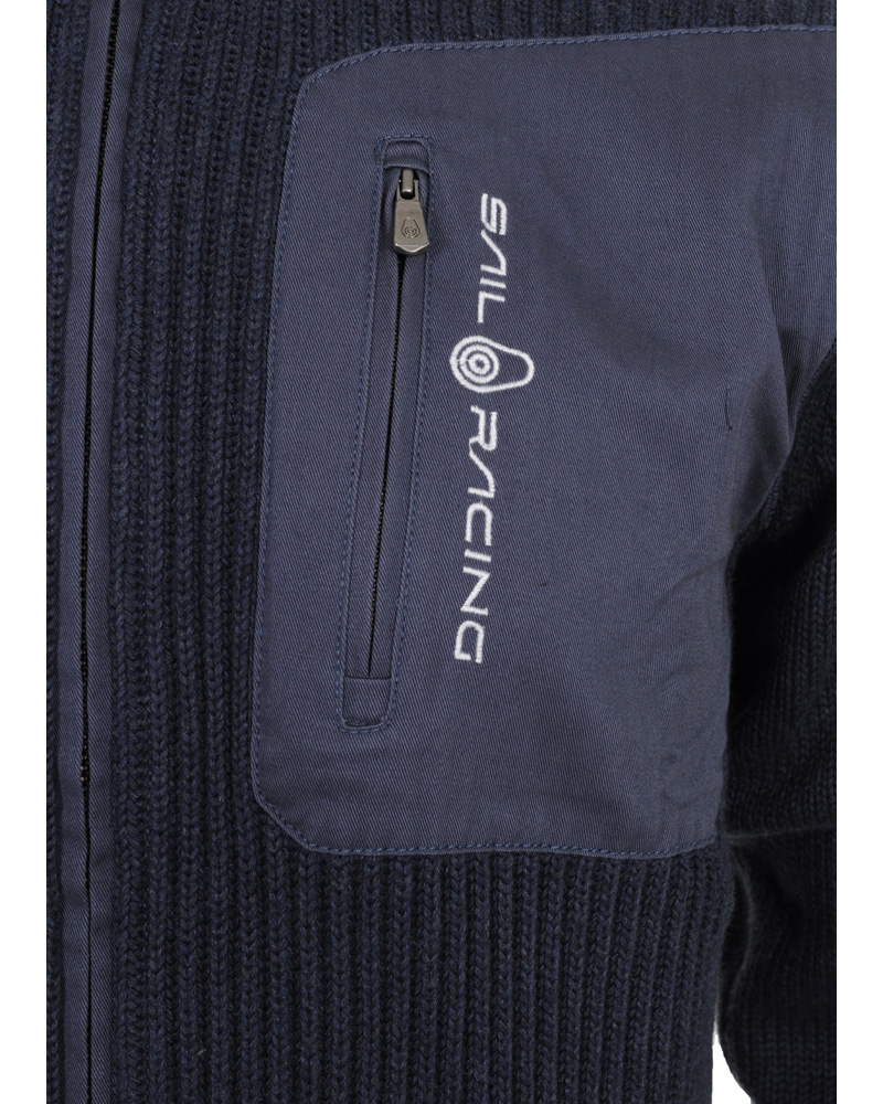 Heren | Truien | Sail Racing | Knitted Zip Cardigan Navy