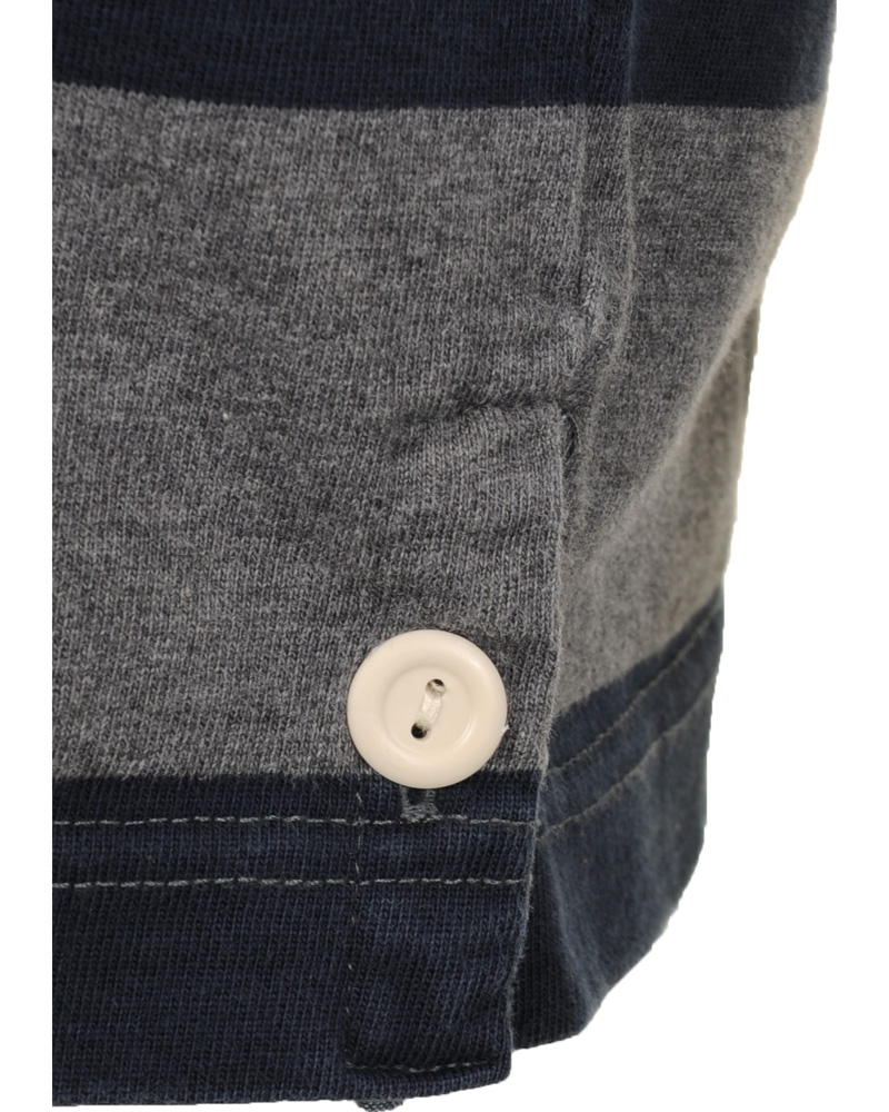 Homme | Pulls Et Tricots | Boomerang | Rudolf Block Striped Rugby Grey Melange