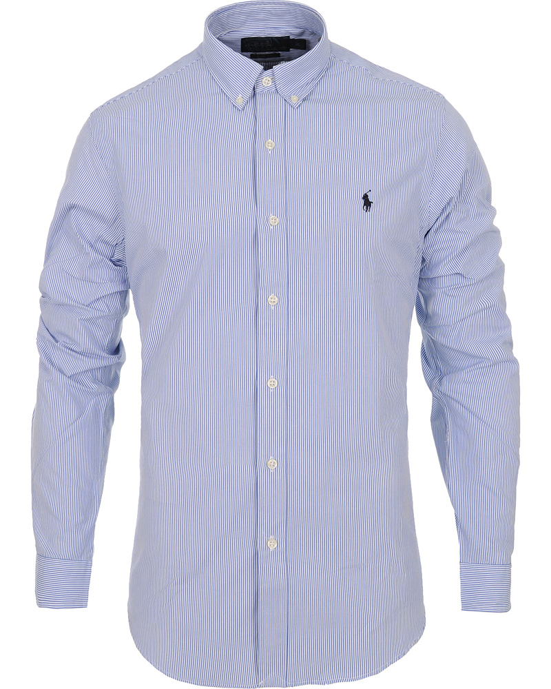Homme | Chemises | Polo Ralph Lauren | Slim Fit Shirt Small Stripe Blue