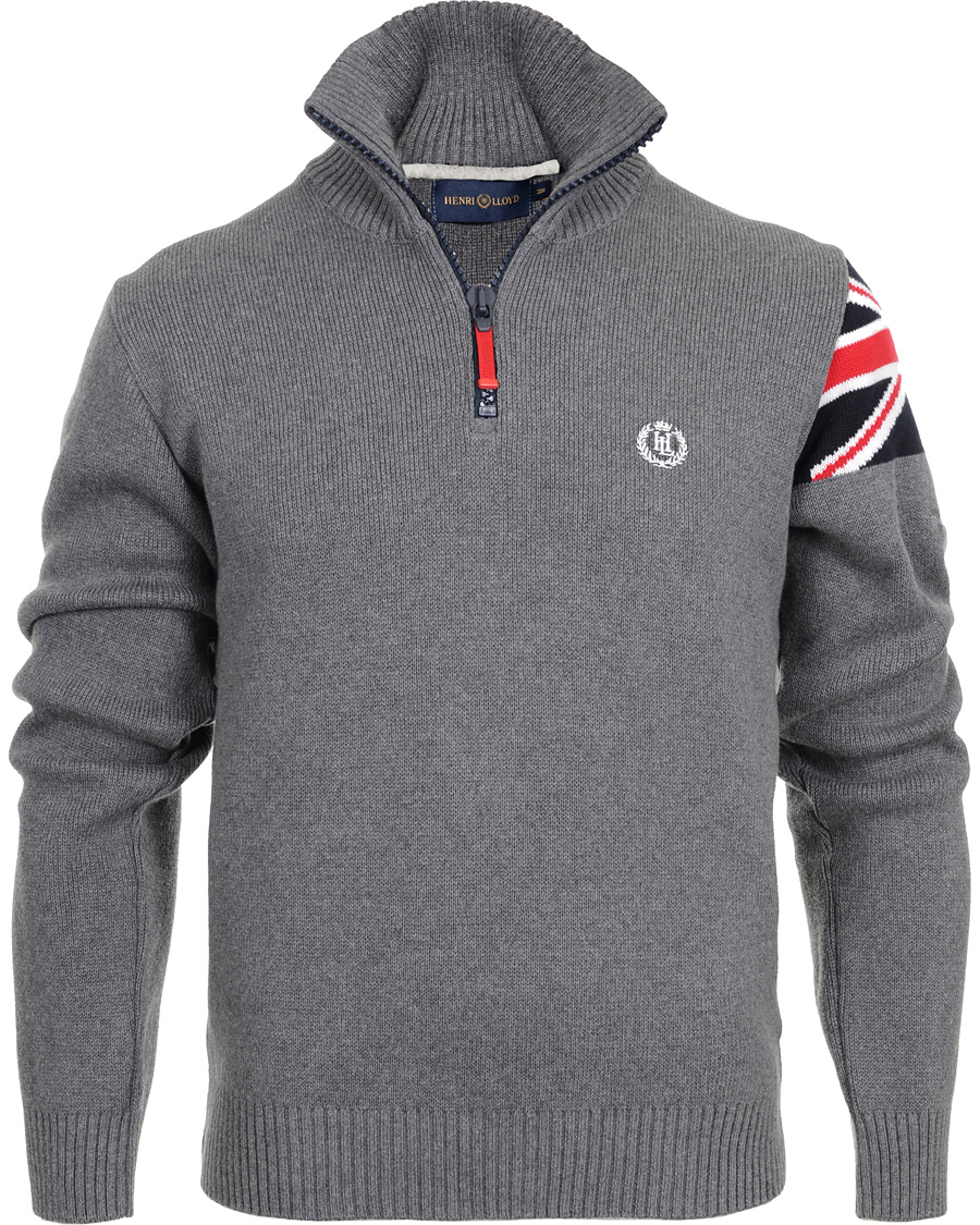 Homme | Pulls Et Tricots | Henri-Lloyd | Henri Lloyd Alton Zip Graphite